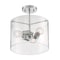 Nuvo Fixture, Semi Flush, 3-Lght, Incandescent, 60W, 120V, A19, Medium Base, Length: 11.75 60/7178 - alternate 1